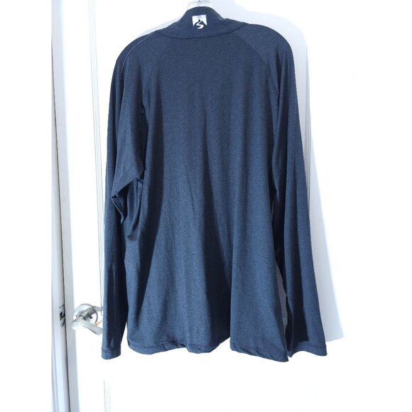 Men's Storm Creek 1/4 Zip Long Sleeve Pullover Shirt 2XL Blue Lightweight - Picture 8 of 8